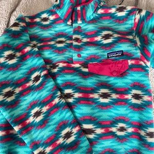 Patagonia Multi-Colored Synchilla Snap-T Pullover